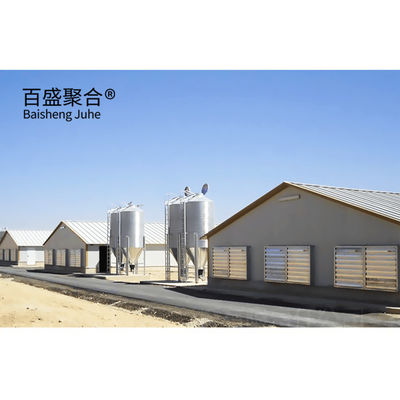 Multi-floor Grote Chicken Coop Shed Farm House Warehouse met Aluminium Alloy Venster