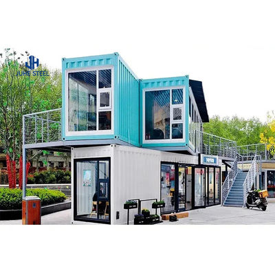 Structuur Staal Luxe Container Huis Draagbare Huizen 40 Ft Cargo Mobiele Moderne Luxe