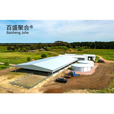 ASTM Standard Steel Grade Prefab Agricultural Building voor schapen en runderen