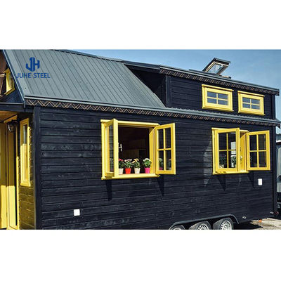 Hotel Prefab Tiny Homes met flat pack Slide Out Container House en moderne design slaapkamer