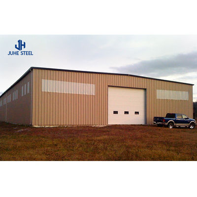 Industriële geprefabriceerde staalconstructies Workshopzaal met aluminiumloogvenster