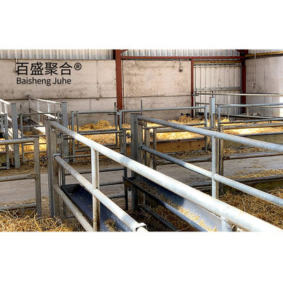 Q345 Staalconstructie Metalen prefab gebouw voor de bouw van schapen- en geitenboerderijen