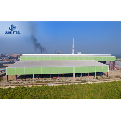 Klasse Q235/Q345B Staalmetalen frame constructie voor geprefabriceerde werkplaats gebouwen