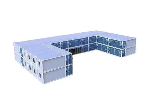 Op maat gemaakte kleuren hotel oma flat pack voorgefabriceerd containerhuis prijzen