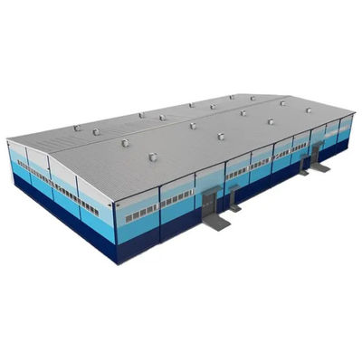 Laagkoolstofstaal Q235B/Q345B Gebouw Staalstructuur Frame Entrepot Draagbaar magazijn