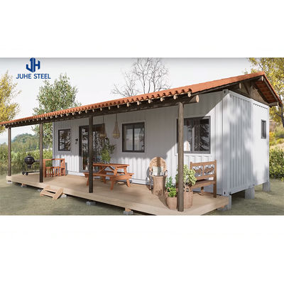 Prefab modulaire huizen gemonteerd fat pack container huis voor gemakkelijke installatie