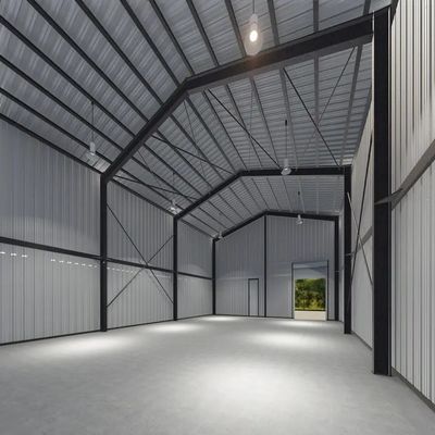 Prefab Warehouse Steel Structure met licht stalen frame en waterdichte prestaties