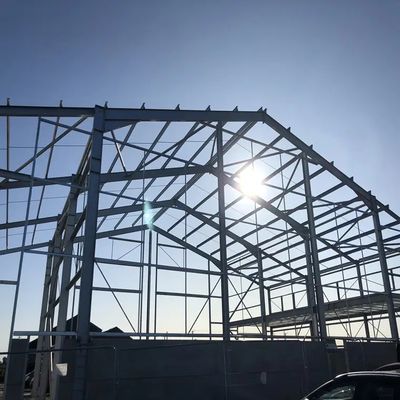 Prefab Warehouse Steel Structure met licht stalen frame en waterdichte prestaties