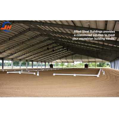 Indoor Horse Riding Arena Hall Paard stabiel met zware staal landbouw prestaties