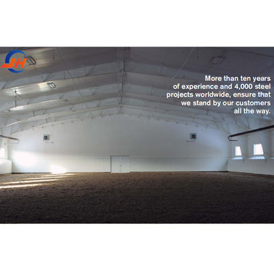 Indoor Horse Riding Arena Hall Paard stabiel met zware staal landbouw prestaties