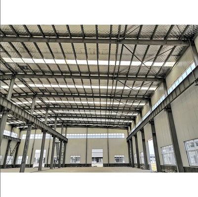 Prefab Steel Structure Warehouse Workshop Building Constructie met 3D-tekening