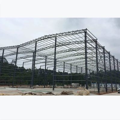 Prefab Steel Structure Warehouse Workshop Building Constructie met 3D-tekening