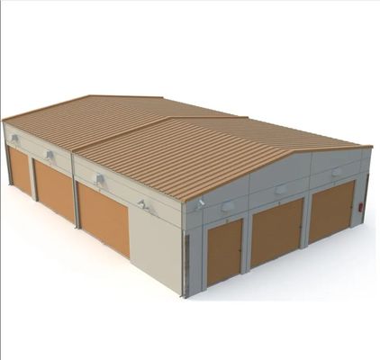 Prefab Steel Structure Warehouse Workshop Building Constructie met 3D-tekening
