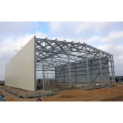 Prefab Steel Structure Warehouse Workshop Building Constructie met 3D-tekening