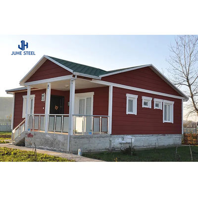 Schuifdeur Prefab Steel Frame Structure Huis Kits Villa met Aluminium Alloy Venster