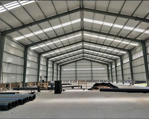 Staalwerkplaats 1000 vierkante meter Prefabricated Ready Made Warehouse Gebouw voor voedsel