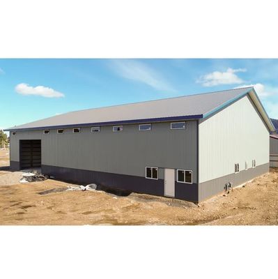 Staalwerkplaats 1000 vierkante meter Prefabricated Ready Made Warehouse Gebouw voor voedsel