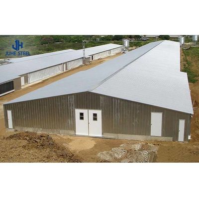 Q235 Q355B Metalen industriële lichtstaalconstructies Werkswinkel met aluminiumloogvenster