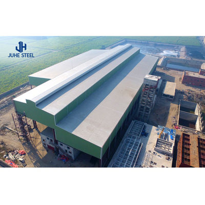 Snijdservice Werkplaats voor geprefabriceerde staalconstructies met aluminiumloogvenster