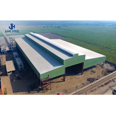 Aanpasbare staalconstructie Werkplaatsgebouwen Windbelasting 200 km/u Tolerantie ±1%