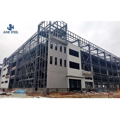 Vaste H-vormige stalen balk snel bouwen prefab metalen industriële bouwframe voor hangar