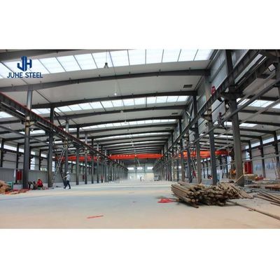 Vaste H-vormige stalen balk snel bouwen prefab metalen industriële bouwframe voor hangar