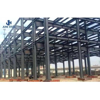Vaste H-vormige stalen balk snel bouwen prefab metalen industriële bouwframe voor hangar