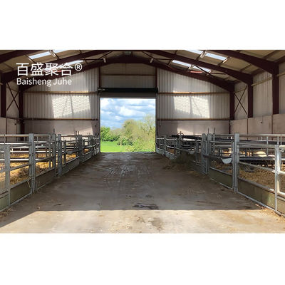 Staalhouderij Prefab staalstructuur Geitenboerderij Schapenbescherming Schuur Huis met H-balken