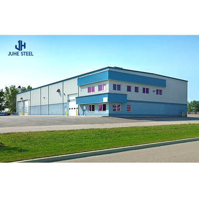ISO9001 2008/CE/BV gecertificeerd twee verdiepingen hoog geprefabriceerd kantoorgebouw met staalconstructie