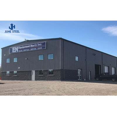 ISO9001 2008/CE/BV gecertificeerd twee verdiepingen hoog geprefabriceerd kantoorgebouw met staalconstructie