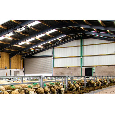 Aluminium Alloy Venster Metalen Geitenboerderij Schuur Ontwerp Stalen Structuur Schaaphuis Schuilplaats PKPM Tekening