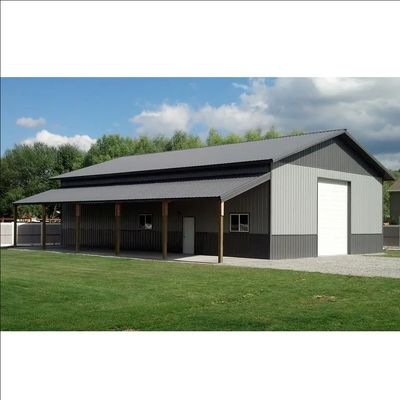 Klantenvereisten Voldaan Prefab Workshop Zelfopslag Metalen gebouw met PVC-venster