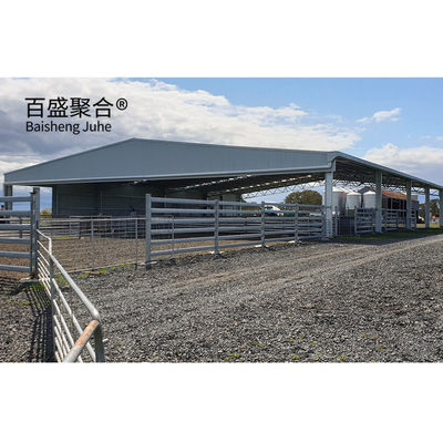 Hot Dip Galvanised Prefabricated Sheep Shed Gebouw voor het weerstaan van hard weer