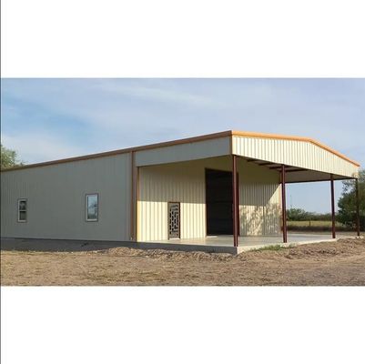 Klantenvereisten Voldaan Prefab Workshop Zelfopslag Metalen gebouw met PVC-venster