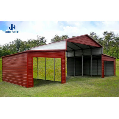 Leegbouwoplossing Grote span staalframe structuur Workshop in koolstofarme staal