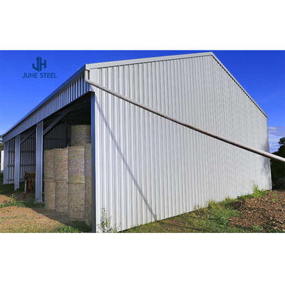 Leegbouwoplossing Grote span staalframe structuur Workshop in koolstofarme staal