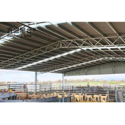 PKPM tekening ontwerp snelle constructie licht staal structuur runderen koeien geiten schapen schuur