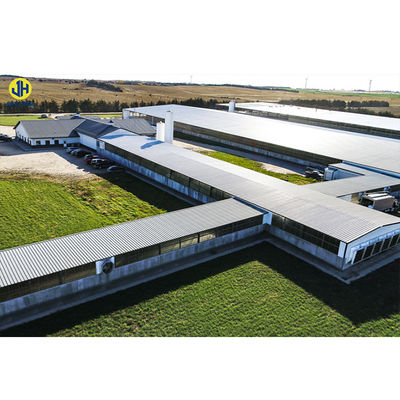 Q355B Metalen frame structuur voor grote ruimte staal structuur Workshop verwerkingsbehoeften