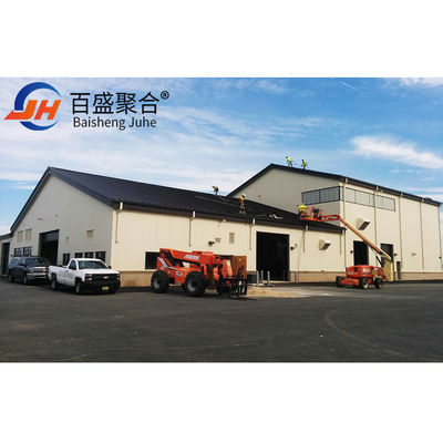 Prefab House Steel Structure Workshop gemaakt van standaard AiSi Q235B/Q345B laagkoolstofstaal