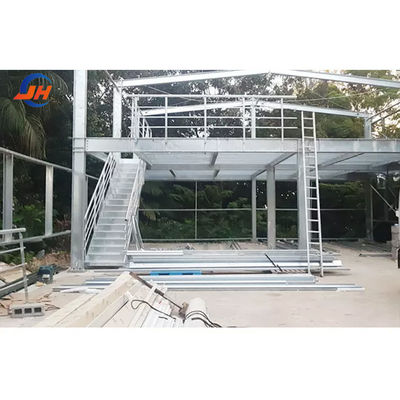 Staalwerkplaats Geprefabriceerd Gebouw Mobiele modulaire ontwerphal / magazijn / hangar