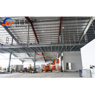 Vaste H-vormige staalbalk hoofdframe voorgefabriceerde metalen opslaghuizen voor de bouw
