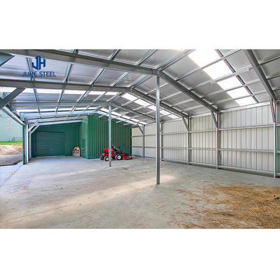 Vaste H-vormige staalbalk hoofdframe voorgefabriceerde metalen opslaghuizen voor de bouw