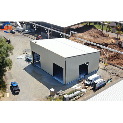 Lichte geprefabriceerde staalconstructie magazijn voor logistiek en distributiecentrum