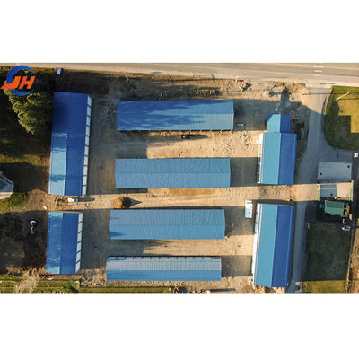 Overzeese markt Prefab Steel Structure Workshop met C.Z Shape Steel Channel Purlin