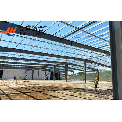 Licht en tolerantie ± 1% Voorgefabriceerd magazijn Staalconstructie Workshop voor industriële doeleinden