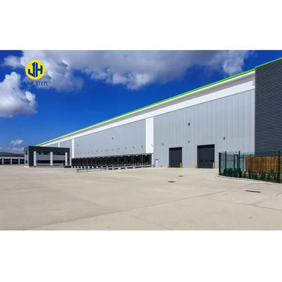 Op maat gemaakte prefab modulaire magazijn met Q235/Q345B staalwerkplaats