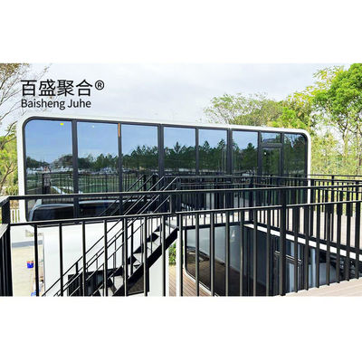 Villa 20ft 40ft Outdoor Modern Populair Prefab Huis Kleine Huis Mobiele Werkhuis Kantoor Pod Apple Cabin
