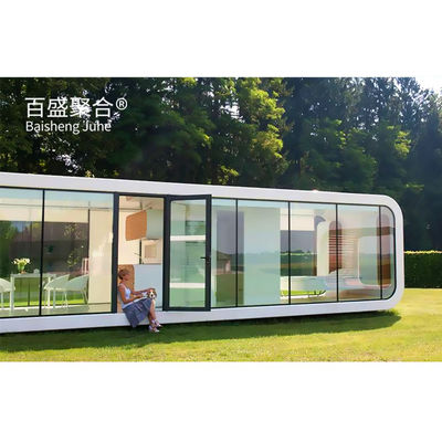 Villa 20ft 40ft Outdoor Modern Populair Prefab Huis Kleine Huis Mobiele Werkhuis Kantoor Pod Apple Cabin
