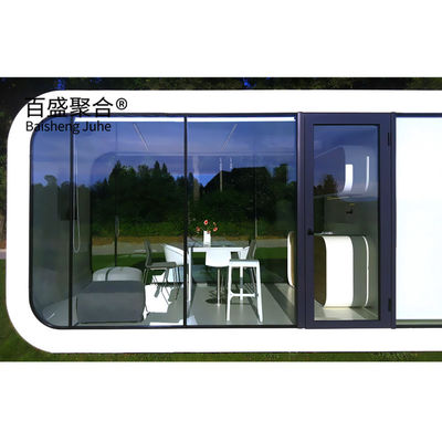 Villa 20ft 40ft Outdoor Modern Populair Prefab Huis Kleine Huis Mobiele Werkhuis Kantoor Pod Apple Cabin
