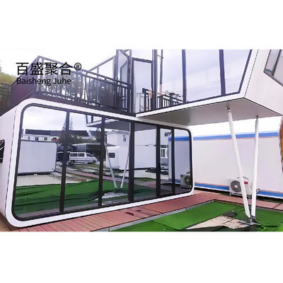 Villa 20ft 40ft Outdoor Modern Populair Prefab Huis Kleine Huis Mobiele Werkhuis Kantoor Pod Apple Cabin